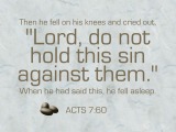 Acts 7:60