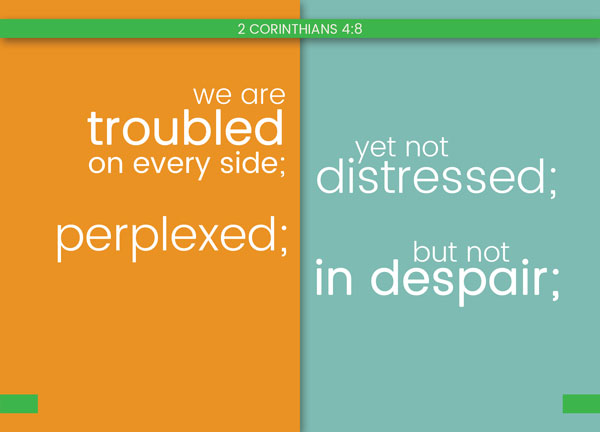 2 Corinthians 4:8